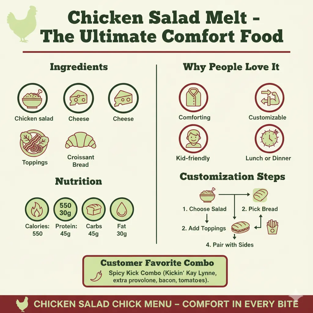 Chicken Salad Chick Melt – Calories, Combos, and Review