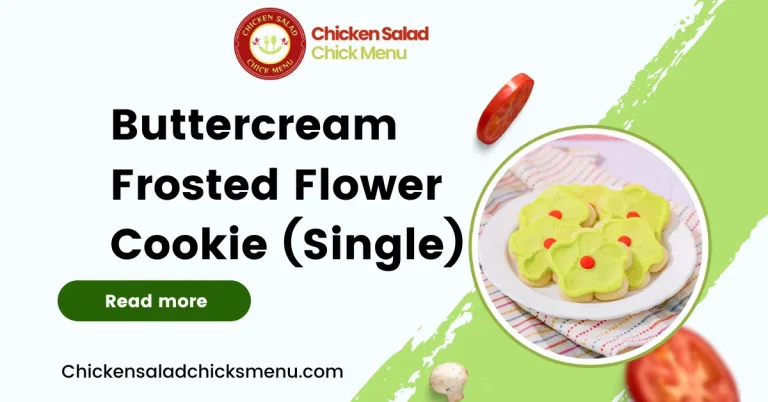 Buttercream Frosted Flower Cookie (Single)