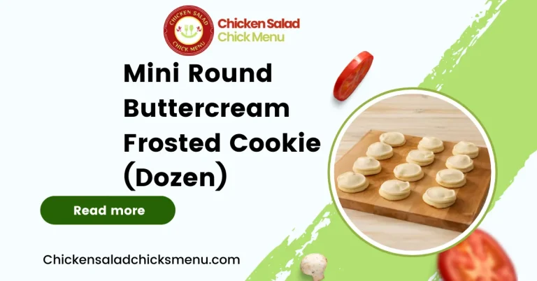 Mini Round Buttercream Frosted Cookie (Dozen)