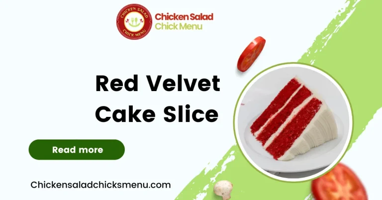 Red Velvet Cake Slice