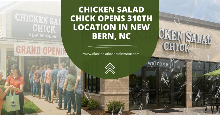 Chicken Salad Chick Opens 310th Location in New Bern, NC
