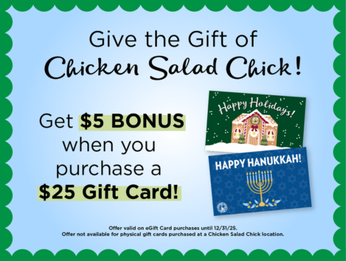 gift of chicken salad chick