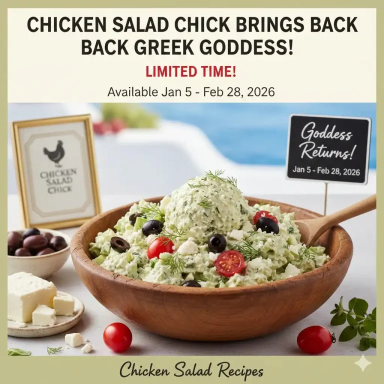 Chicken Salad Chick Brings Back Greek Goddess Chicken Salad for a Limited Time 1 Chicken Salad Chick Brings Back Greek Goddess Chicken Salad for a Limited Time